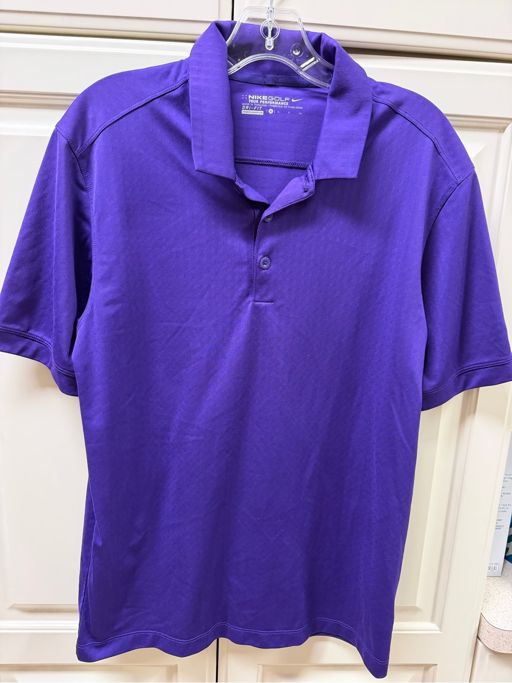 Nike Purple Dri-FIT Polo Shirt - Men's